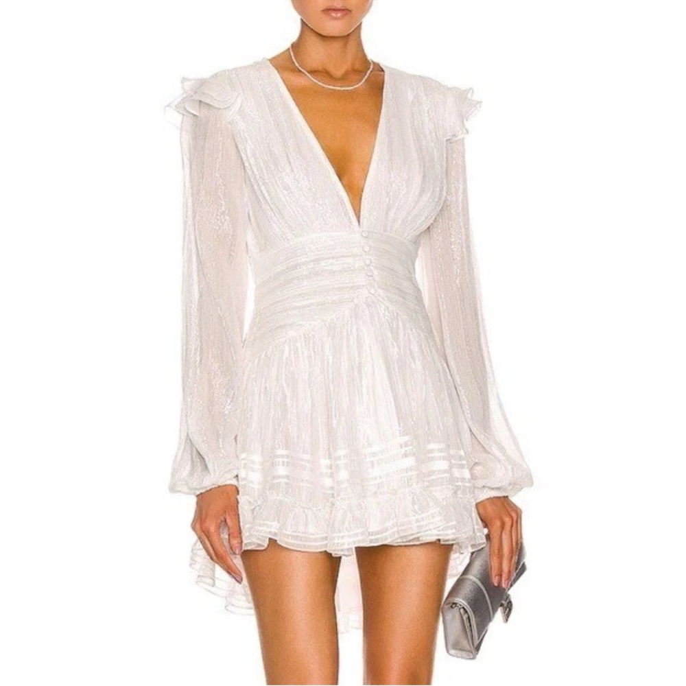 NWT ROCOCO SAND True Short Dress in White Sz Medium